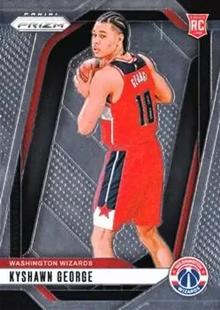 2024-25 Panini Prizm #257 - Kyshawn George - Washington Wizards 2024-25 Panini Prizm #257 - Kyshawn George - Washington Wizards