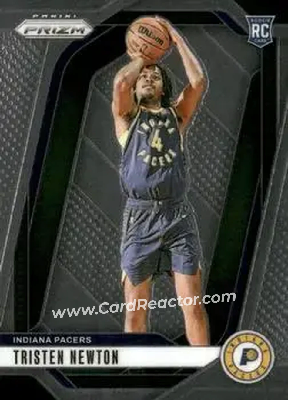 2024-25 Panini Prizm #261 - Tristen Newton - Indiana Pacers - Front 2024-25 Panini Prizm #261 - Tristen Newton - Indiana Pacers - Front