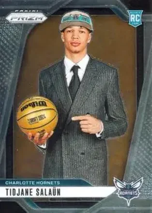 2024-25 Panini Prizm #262 - Tidjane Salaün - Charlotte Hornets 2024-25 Panini Prizm #262 - Tidjane Salaün - Charlotte Hornets