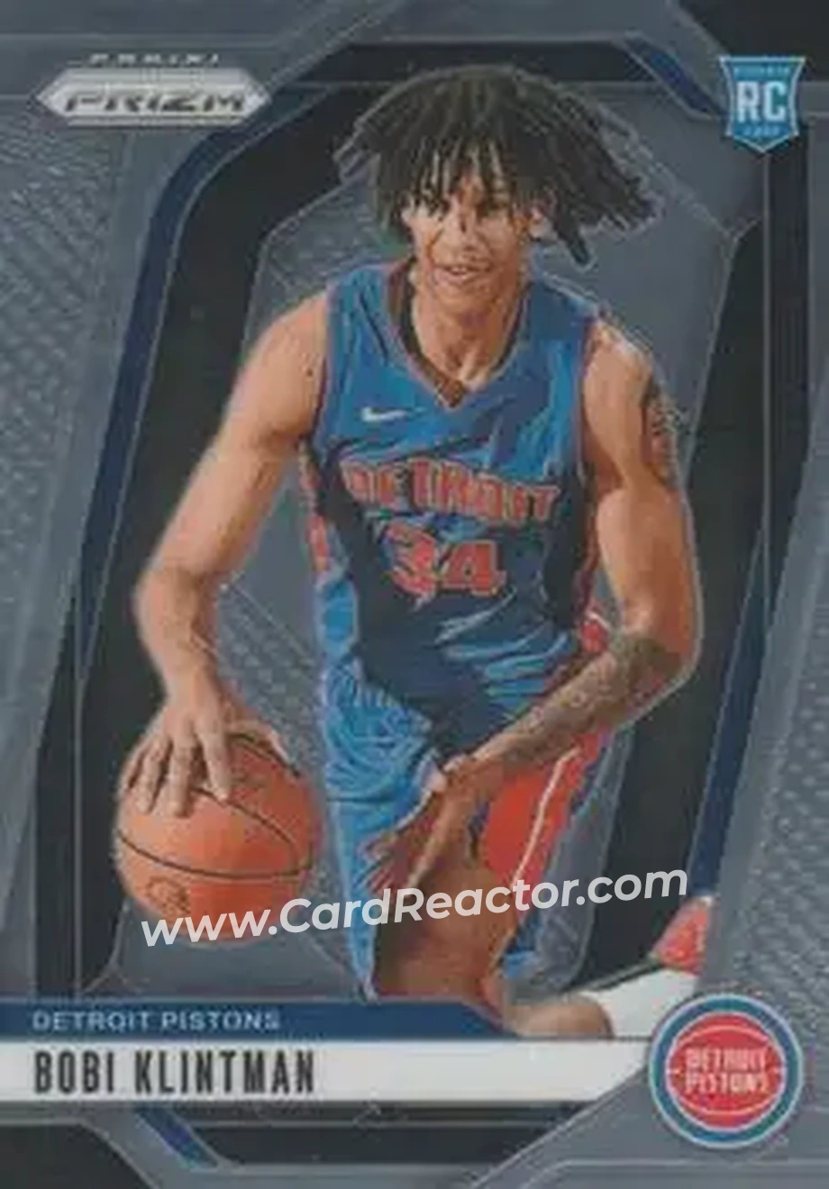 2024-25 Panini Prizm #266 - Bobi Klintman - Detroit Pistons - Front