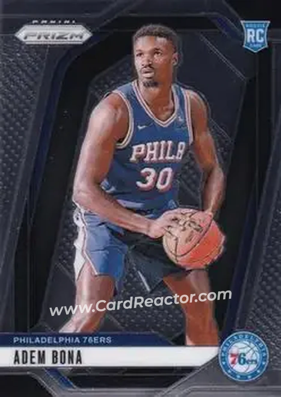 2024-25 Panini Prizm #267 - Adem Bona - Philadelphia 76ers - Front