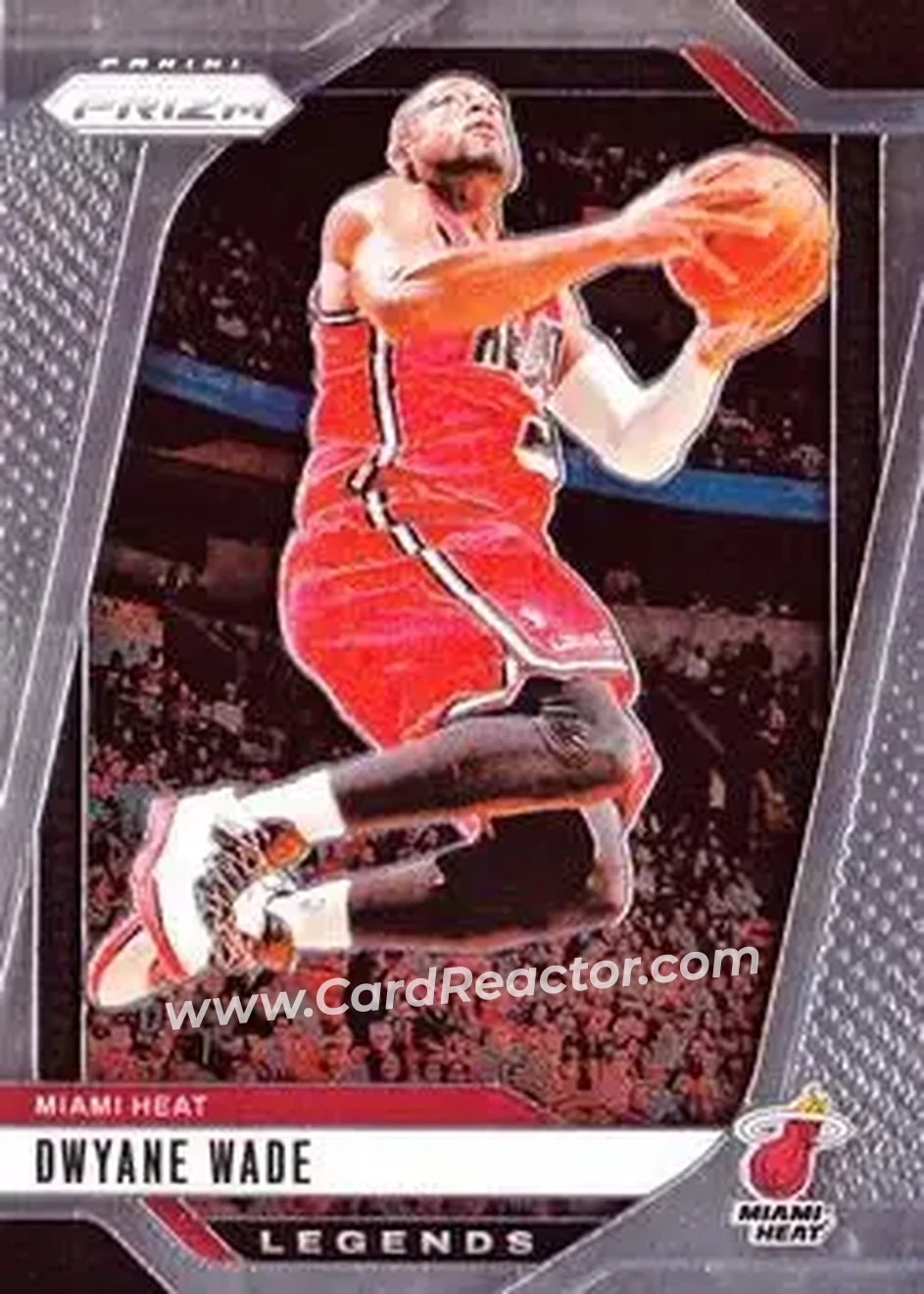 2024-25 Panini Prizm #276 - Dwyane Wade - Miami Heat - Front 2024-25 Panini Prizm #276 - Dwyane Wade - Miami Heat - Front