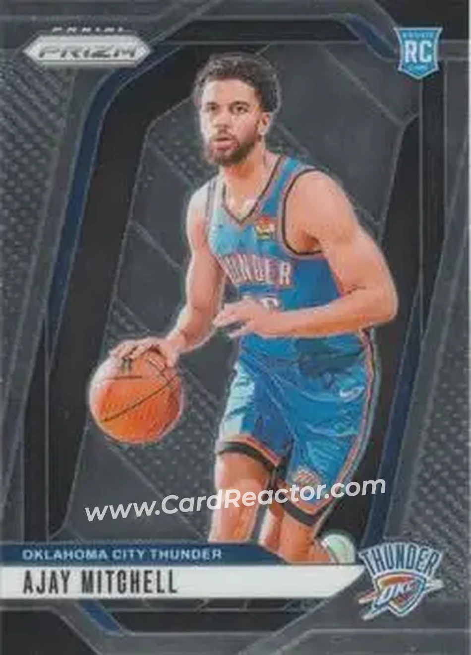 2024-25 Panini Prizm #226 - Ajay Mitchell - Oklahoma City Thunder - Front