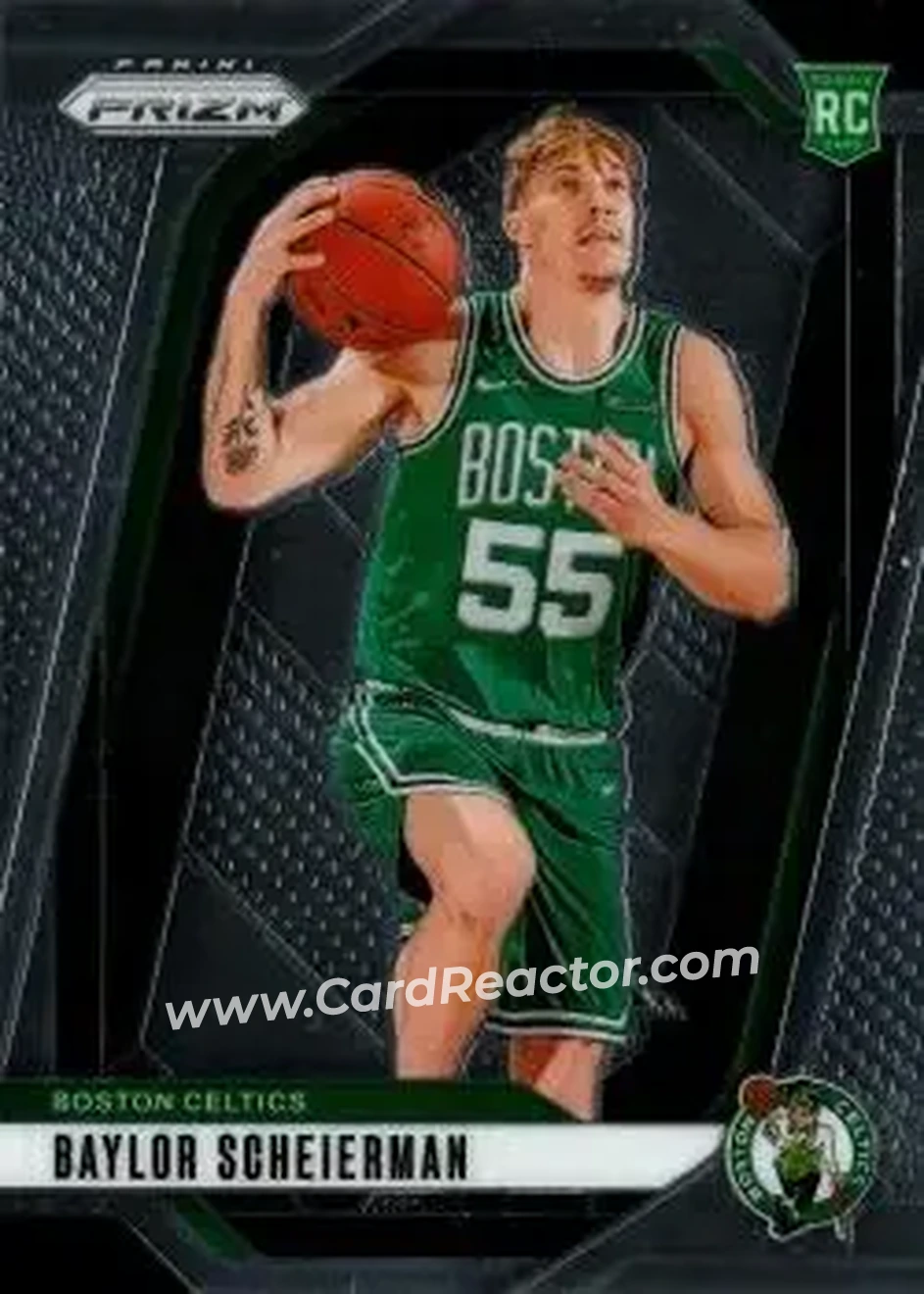 2024-25 Panini Prizm #236 - Baylor Scheierman - Boston Celtics - Front