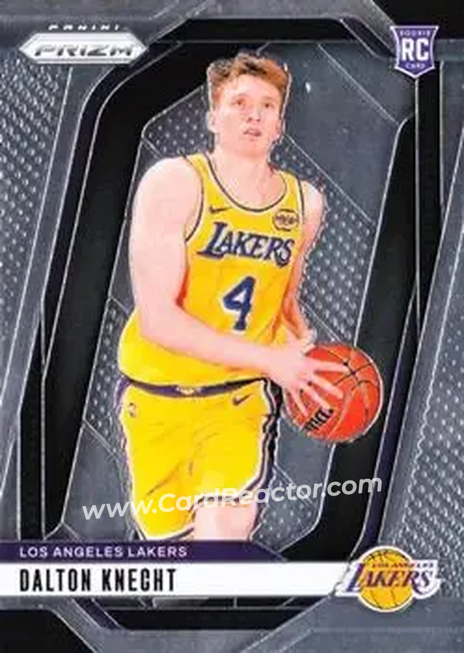 2024-25 Panini Prizm #238 - Dalton Knecht - Los Angeles Lakers - Front 2024-25 Panini Prizm #238 - Dalton Knecht - Los Angeles Lakers - Front