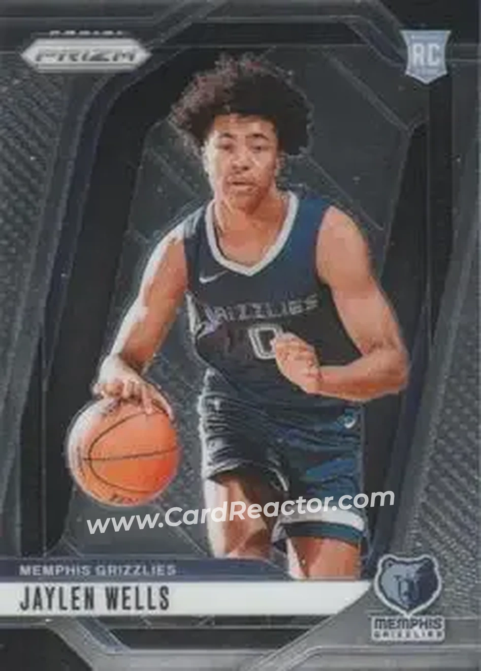 2024-25 Panini Prizm #239 - Jaylen Wells - Memphis Grizzlies - Front