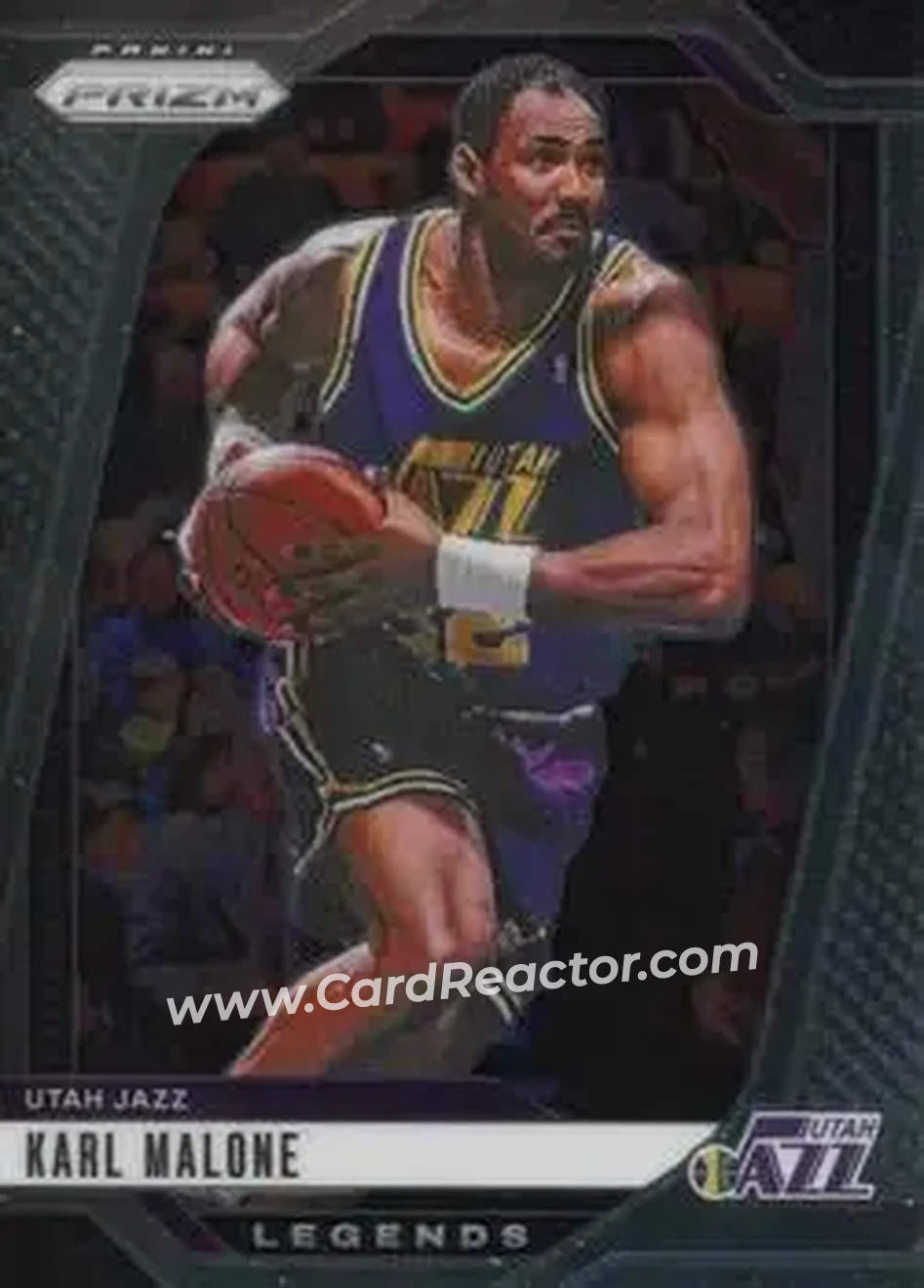 2024-25 Panini Prizm #289 - Karl Malone - Utah Jazz - Front 2024-25 Panini Prizm #289 - Karl Malone - Utah Jazz - Front