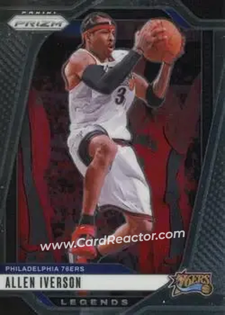 2024-25 Panini Prizm #291 - Allen Iverson - Philadelphia 76ers - Front 2024-25 Panini Prizm #291 - Allen Iverson - Philadelphia 76ers - Front