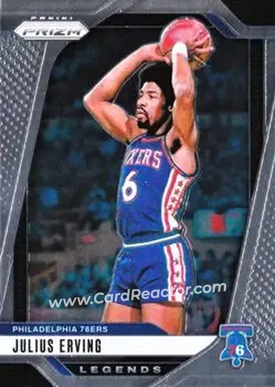 2024-25 Panini Prizm #292 - Julius Erving - Philadelphia 76ers - Front
