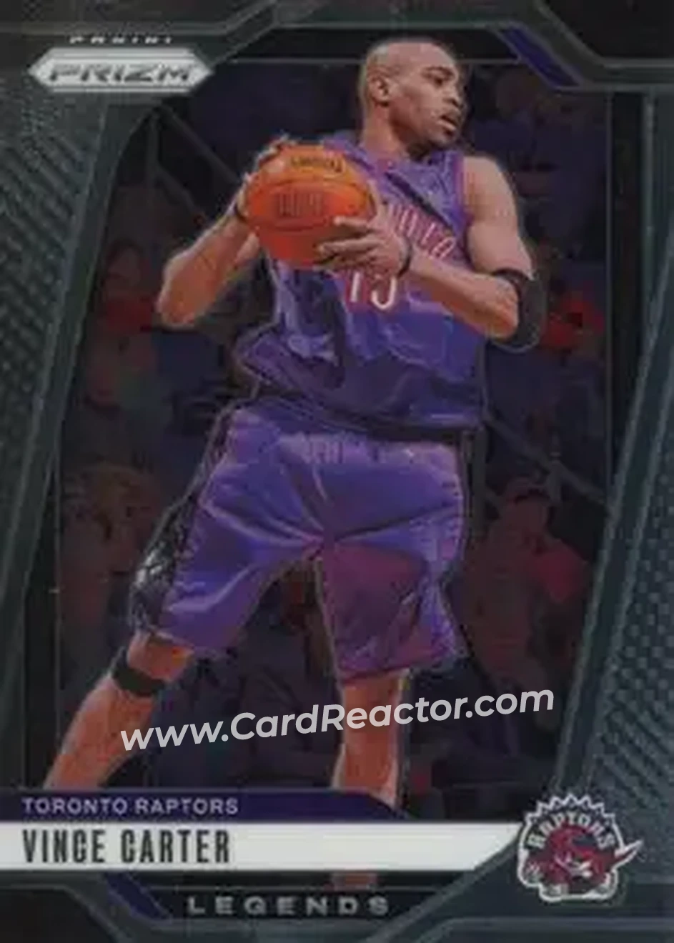 2024-25 Panini Prizm #295 - Vince Carter - Toronto Raptors - Front 2024-25 Panini Prizm #295 - Vince Carter - Toronto Raptors - Front