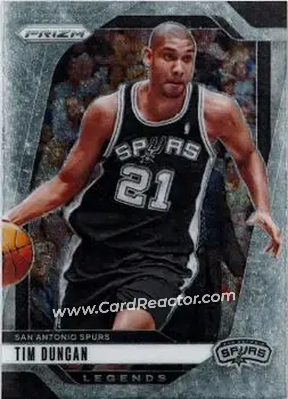 2024-25 Panini Prizm #297 - Tim Duncan - San Antonio Spurs - Front