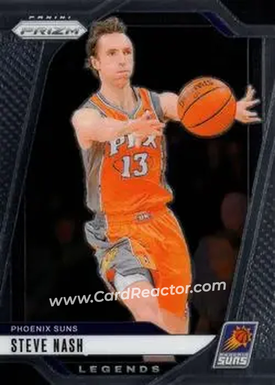 2024-25 Panini Prizm #298 - Steve Nash - Phoenix Suns - Front 2024-25 Panini Prizm #298 - Steve Nash - Phoenix Suns - Front