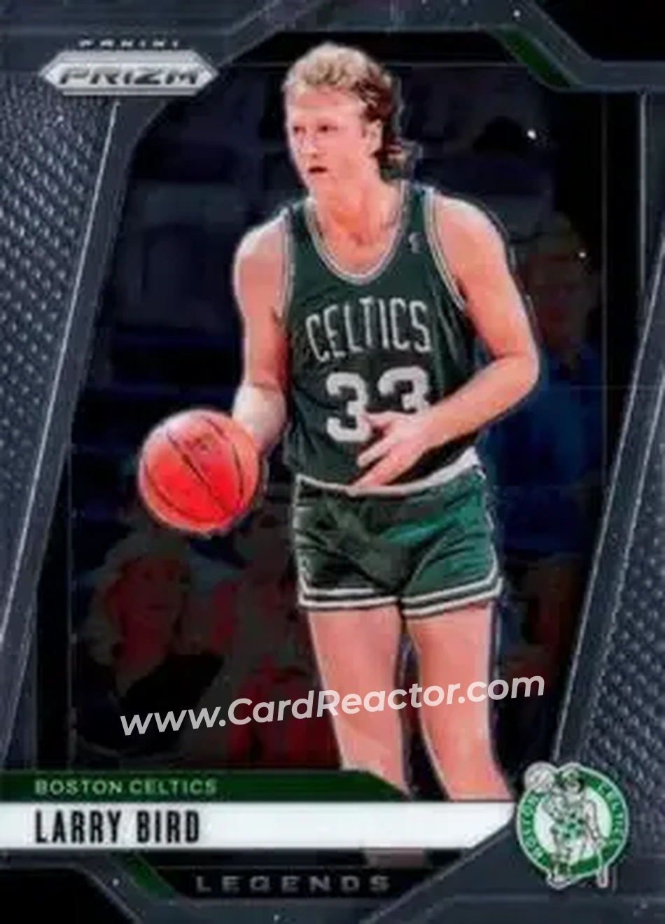2024-25 Panini Prizm #299 - Larry Bird - Boston Celtics - Front 2024-25 Panini Prizm #299 - Larry Bird - Boston Celtics - Front