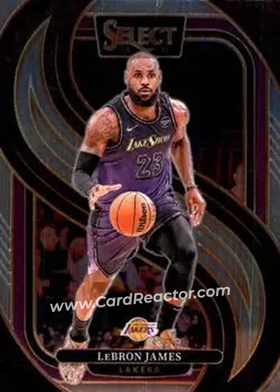 2024-25 Panini Select #111 - LeBron James - Los Angeles Lakers - Front