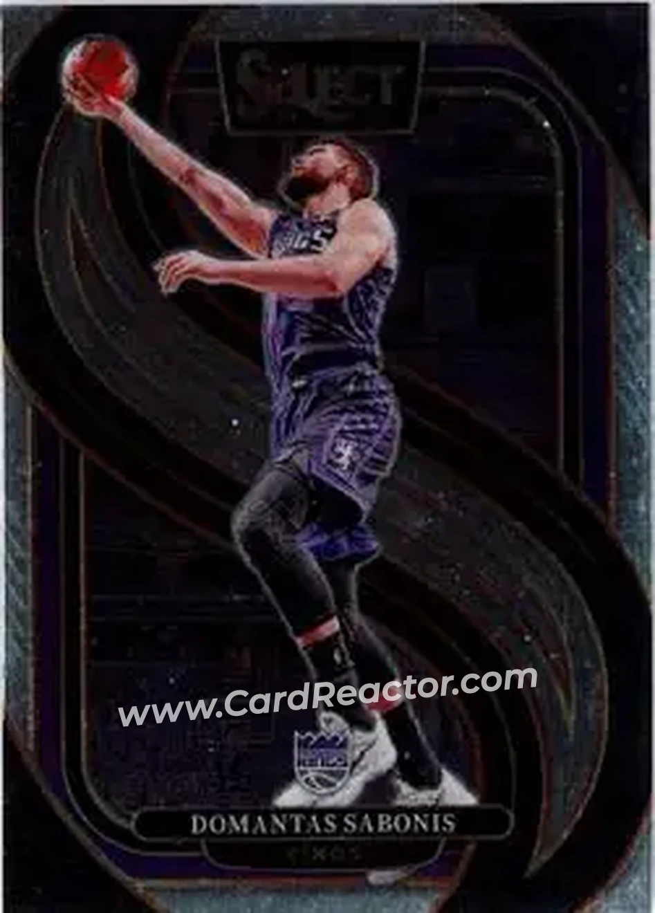 2024-25 Panini Select #135 - Domantas Sabonis - Sacramento Kings - Front