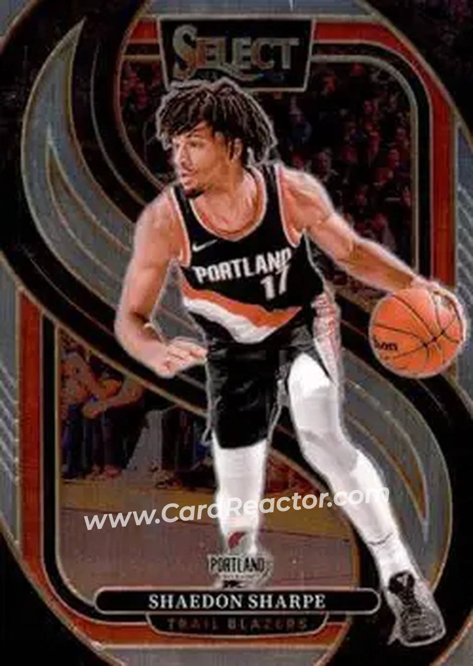 2024-25 Panini Select #152 - Shaedon Sharpe - Portland Trail Blazers - Front 2024-25 Panini Select #152 - Shaedon Sharpe - Portland Trail Blazers - Front