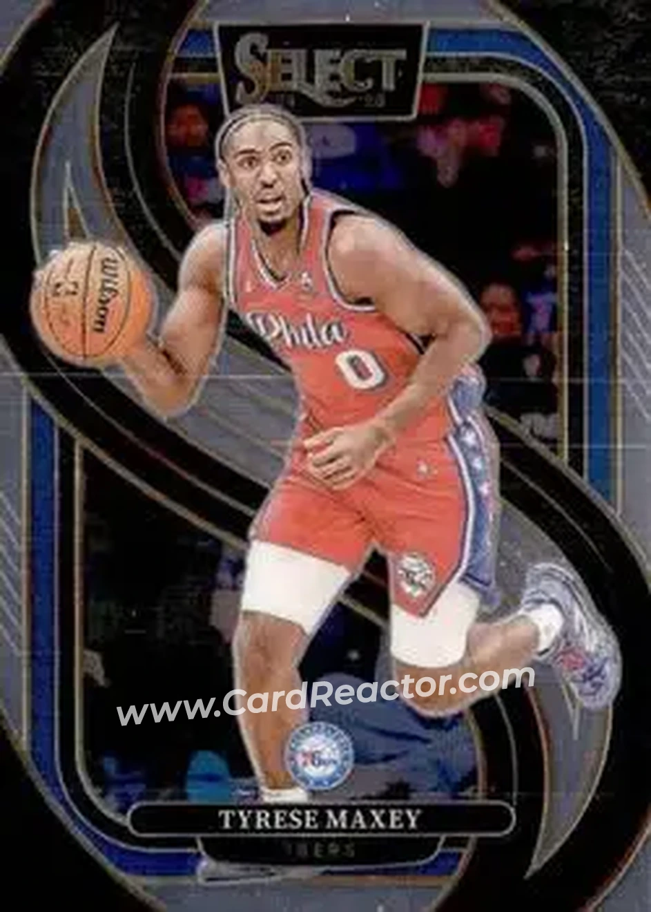 2024-25 Panini Select #156 - Tyrese Maxey - Philadelphia 76ers - Front