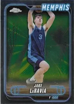 2024-25 Topps Chrome #104 - Jake LaRavia - Memphis Grizzlies 2024-25 Topps Chrome #104 - Jake LaRavia - Memphis Grizzlies