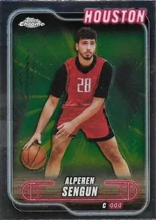 2024-25 Topps Chrome #106 - Alperen Sengun - Houston Rockets