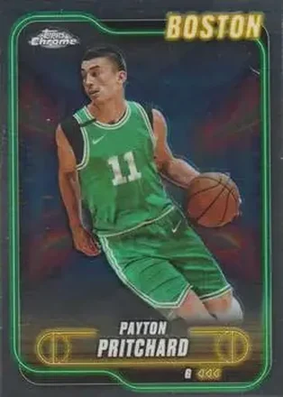 2024-25 Topps Chrome #110 - Payton Pritchard - Boston Celtics