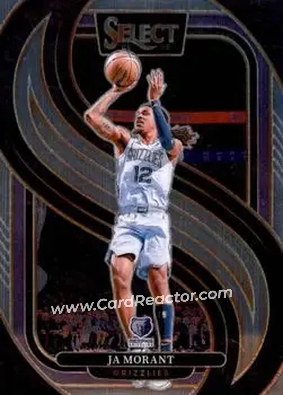 2024-25 Panini Select #107 - Ja Morant - Memphis Grizzlies - Front 2024-25 Panini Select #107 - Ja Morant - Memphis Grizzlies - Front