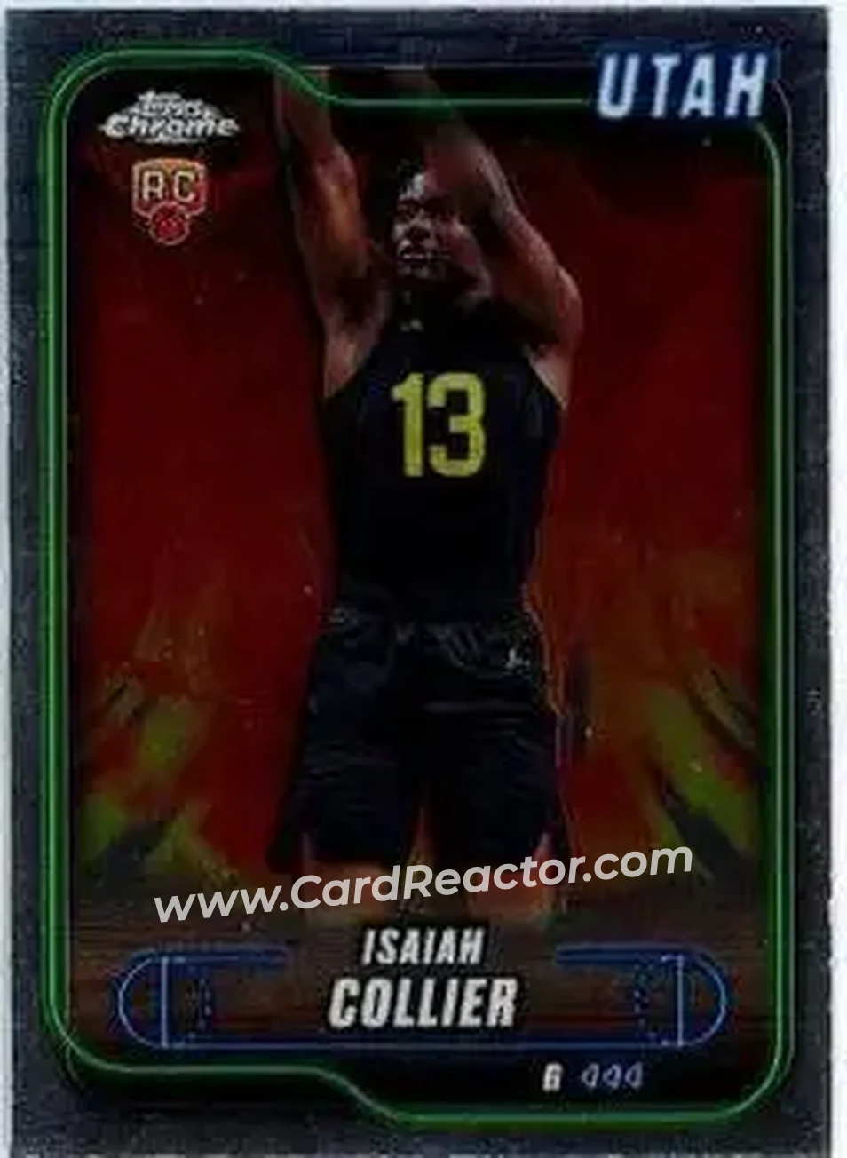 2024-25 Topps Chrome #112 - Isaiah Collier - Utah Jazz - Front