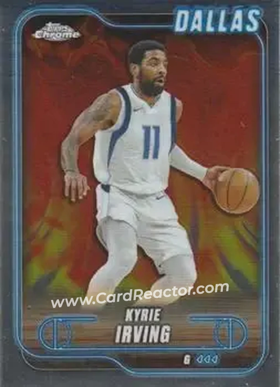 2024-25 Topps Chrome #117 - Kyrie Irving - Dallas Mavericks - Front 2024-25 Topps Chrome #117 - Kyrie Irving - Dallas Mavericks - Front