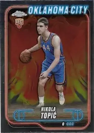 2024-25 Topps Chrome #119 - Nikola Topić - Oklahoma City Thunder 2024-25 Topps Chrome #119 - Nikola Topić - Oklahoma City Thunder