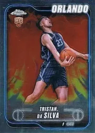 2024-25 Topps Chrome #124 - Tristan Da Silva - Orlando Magic