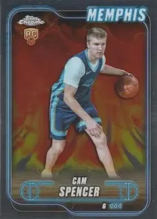 2024-25 Topps Chrome #130 - Cam Spencer - Memphis Grizzlies