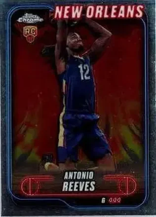 2024-25 Topps Chrome #131 - Antonio Reeves - New Orleans Pelicans 2024-25 Topps Chrome #131 - Antonio Reeves - New Orleans Pelicans