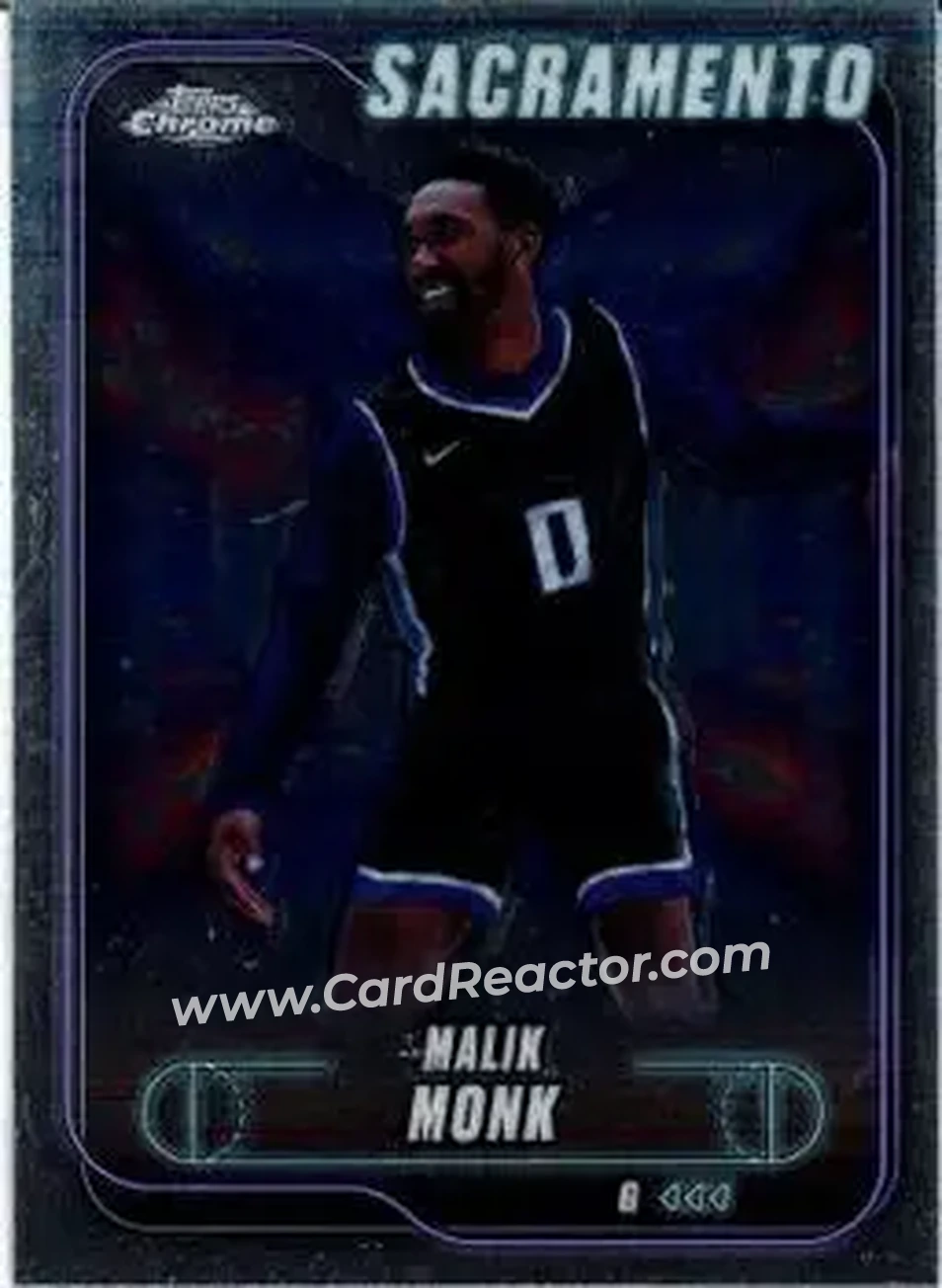 2024-25 Topps Chrome #141 - Malik Monk - Sacramento Kings - Front