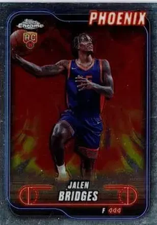 2024-25 Topps Chrome #146 - Jalen Bridges - Phoenix Suns