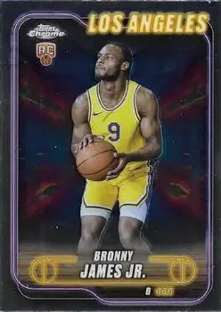 2024-25 Topps Chrome #149 - Bronny James - Los Angeles Lakers