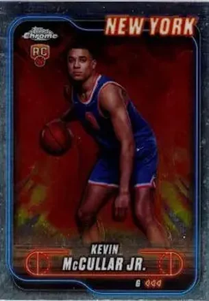2024-25 Topps Chrome #150 - Kevin McCullar Jr. - New York Knicks 2024-25 Topps Chrome #150 - Kevin McCullar Jr. - New York Knicks