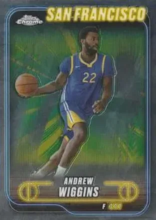 2024-25 Topps Chrome #155 - Andrew Wiggins - Golden State Warriors