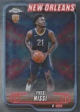 2024-25 Topps Chrome #156 - Yves Missi - New Orleans Pelicans
