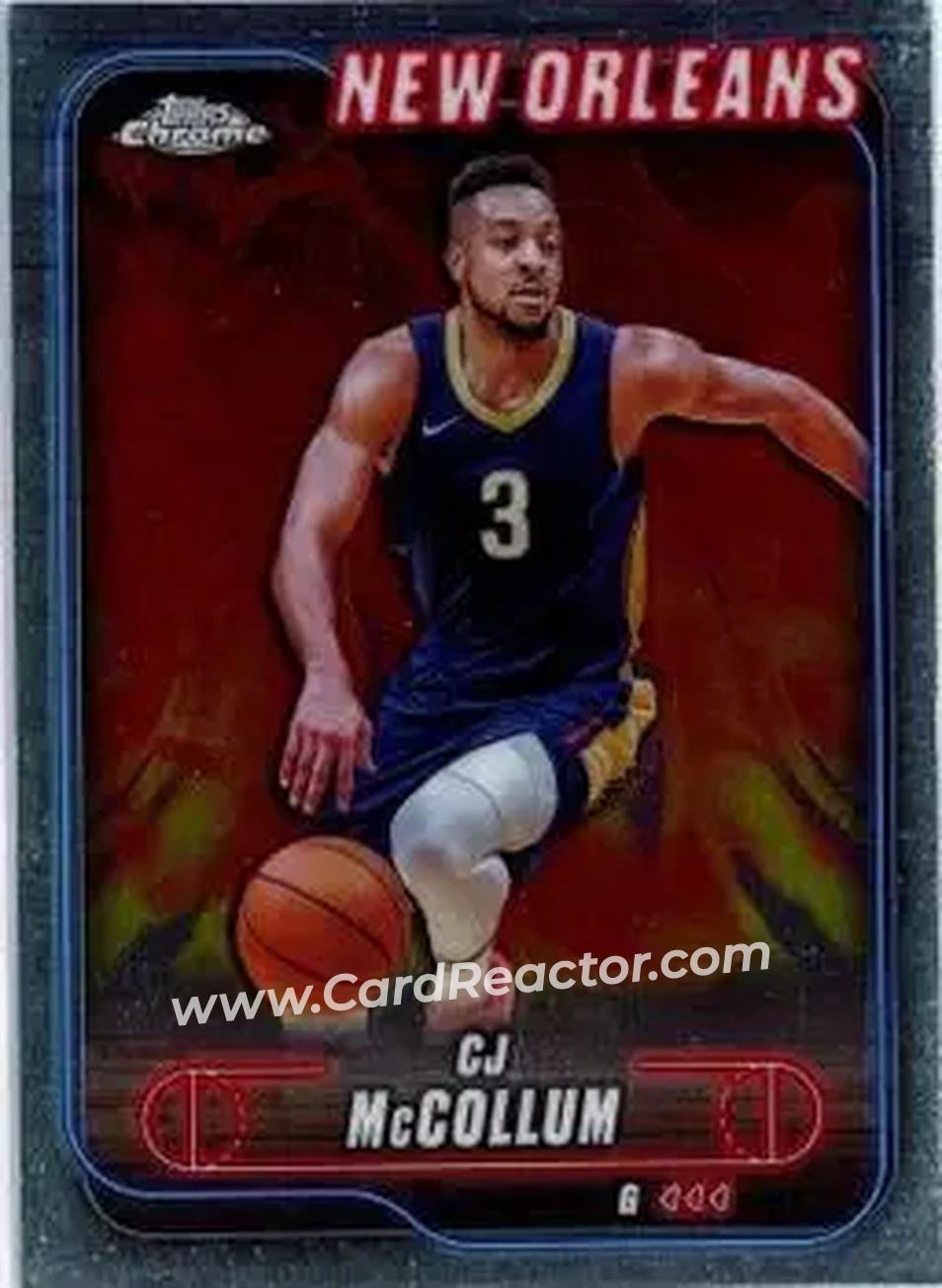 2024-25 Topps Chrome #157 - CJ McCollum - New Orleans Pelicans - Front