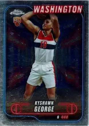 2024-25 Topps Chrome #158 - Kyshawn George - Washington Wizards 2024-25 Topps Chrome #158 - Kyshawn George - Washington Wizards