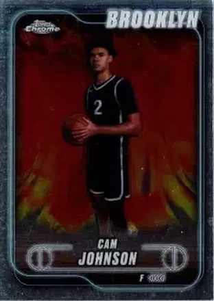 2024-25 Topps Chrome #159 - Cameron Johnson - Brooklyn Nets