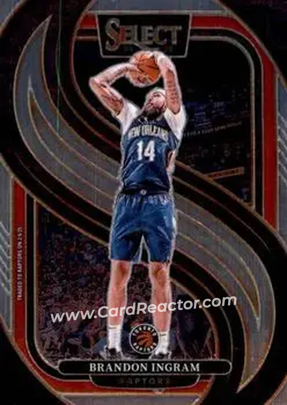 2024-25 Panini Select #162 - Brandon Ingram - Toronto Raptors - Front 2024-25 Panini Select #162 - Brandon Ingram - Toronto Raptors - Front