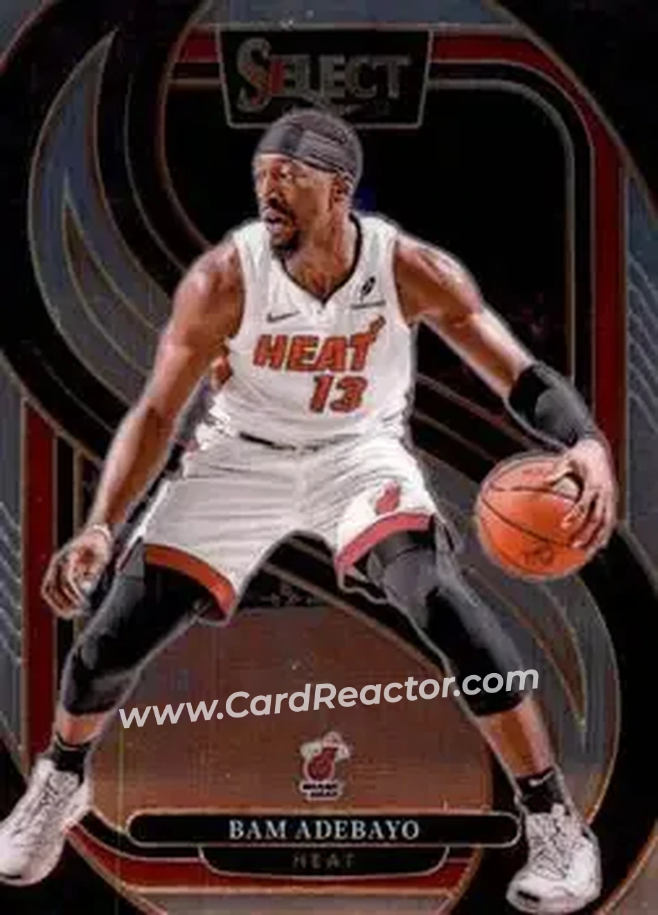 2024-25 Panini Select #163 - Bam Adebayo - Miami Heat - Front