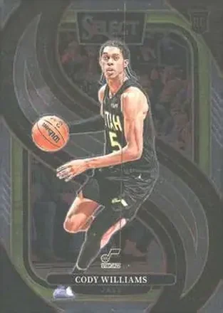 2024-25 Panini Select #172 - Cody Williams - Utah Jazz 2024-25 Panini Select #172 - Cody Williams - Utah Jazz