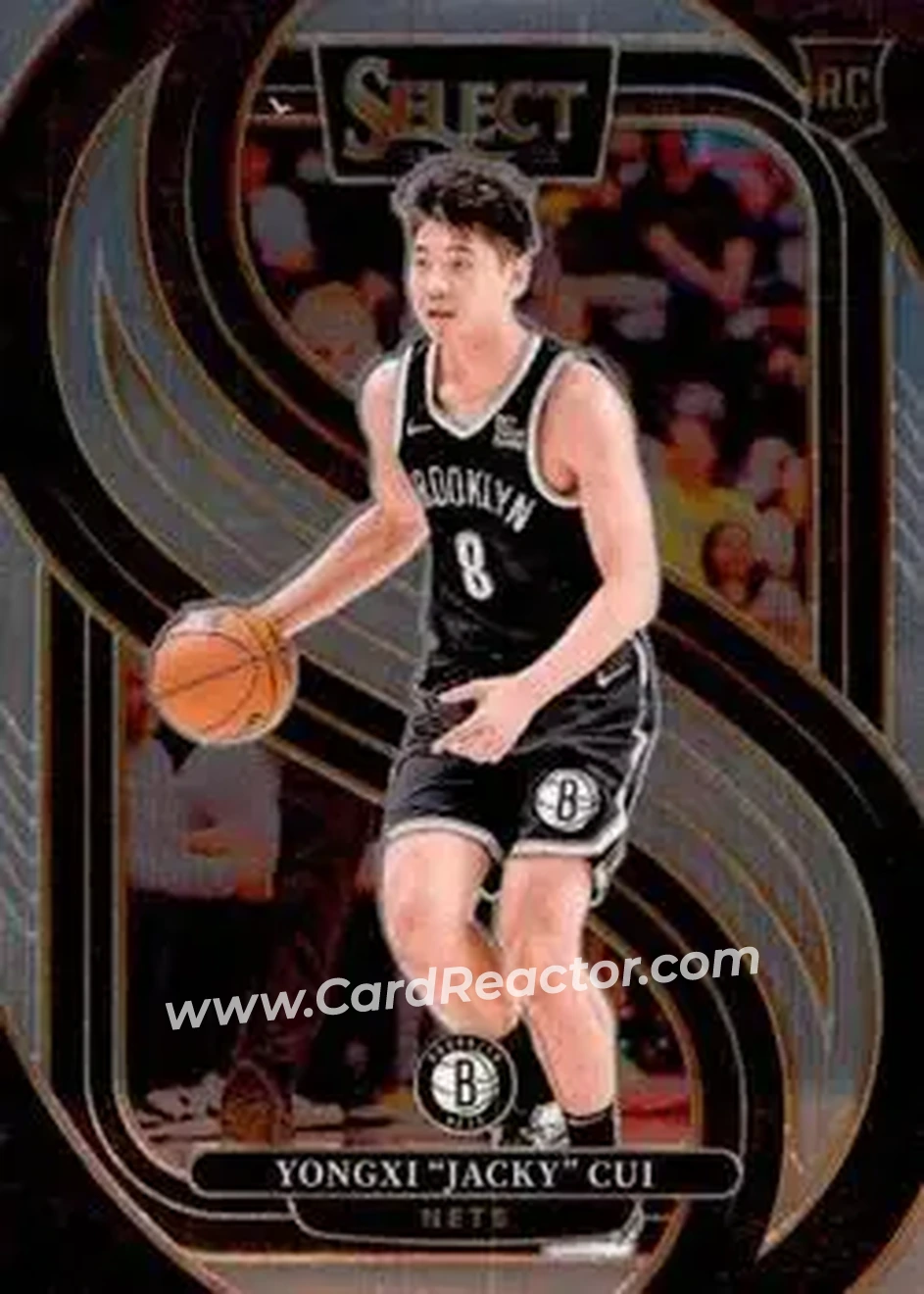 2024-25 Panini Select #176 - Jacky Cui - Brooklyn Nets - Front