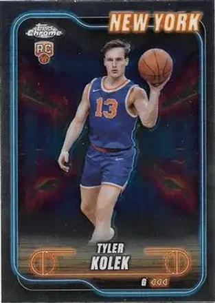 2024-25 Topps Chrome #167 - Tyler Kolek - New York Knicks