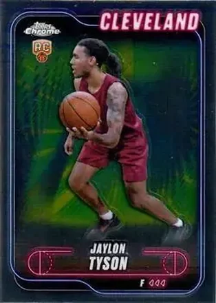 2024-25 Topps Chrome #168 - Jaylon Tyson - Cleveland Cavaliers