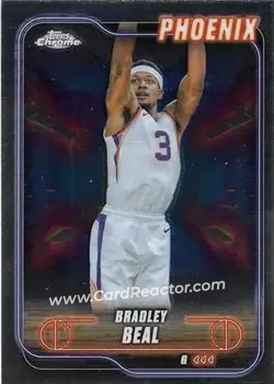 2024-25 Topps Chrome #170 - Bradley Beal - Phoenix Suns - Front