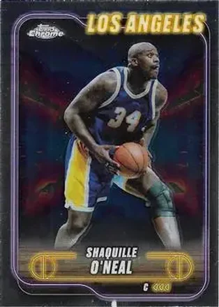 2024-25 Topps Chrome #171 - Shaquille O'Neal - Los Angeles Lakers
