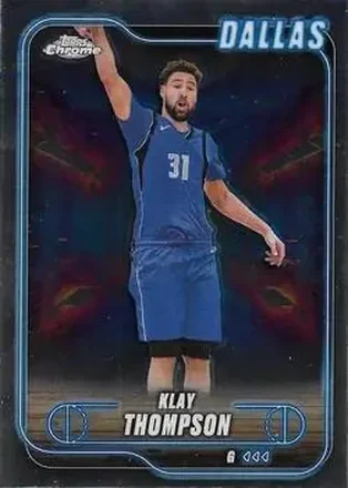 2024-25 Topps Chrome #178 - Klay Thompson - Dallas Mavericks