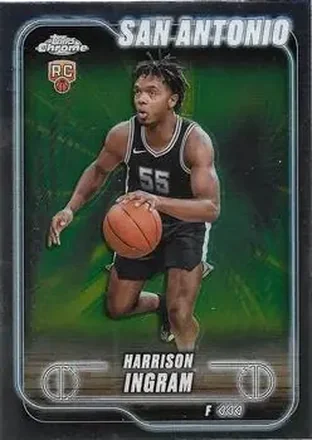 2024-25 Topps Chrome #179 - Harrison Ingram - San Antonio Spurs 2024-25 Topps Chrome #179 - Harrison Ingram - San Antonio Spurs